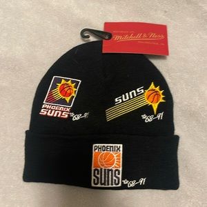 Phoenix suns NBA timeline knit beanie